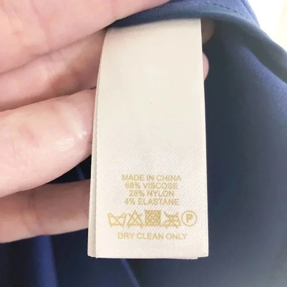 Kate Spade Blue Cap Sleeve Mini Dress, Size 2 - Picture 5 of 5